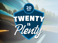 20 is Plenty logo