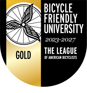Gold Bicycle Friendly University 2023-2027