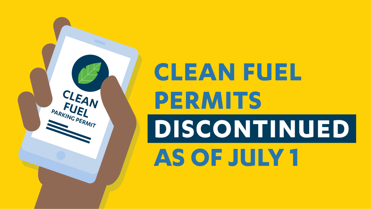 Clean Fuel Permits Discontinued as of July 1